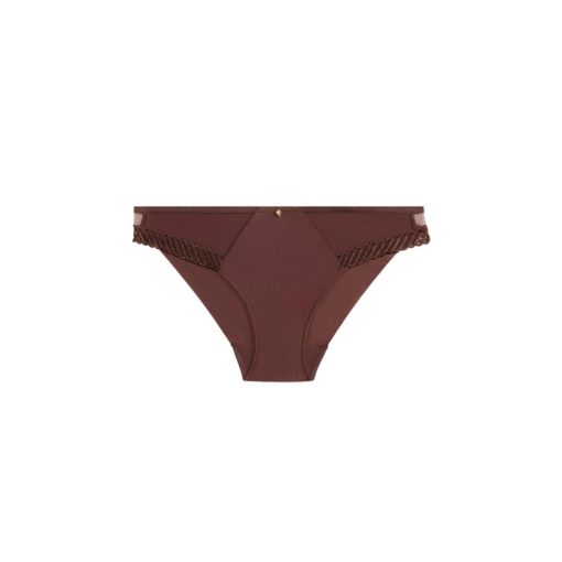 Aubade Sheer Emotion slip Sepia