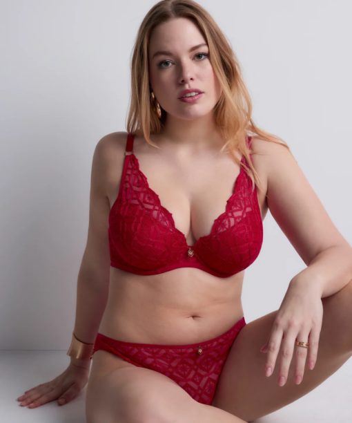 Aubade Sense of Illusion push up bh Red Berry - Afbeelding 5