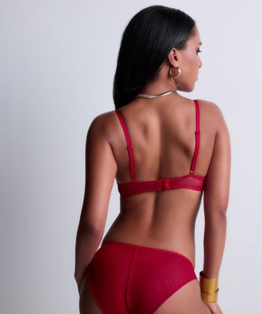 Aubade Sense of Illusion push up bh Red Berry - Afbeelding 4