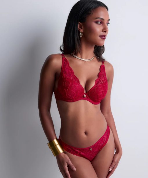 Aubade Sense of Illusion push up bh Red Berry - Afbeelding 3