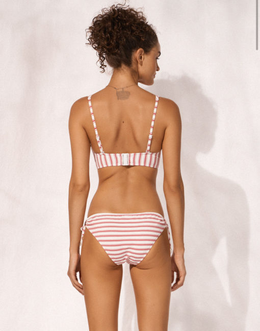 Watercult Seaside Splash bikini top red stripes - Afbeelding 3