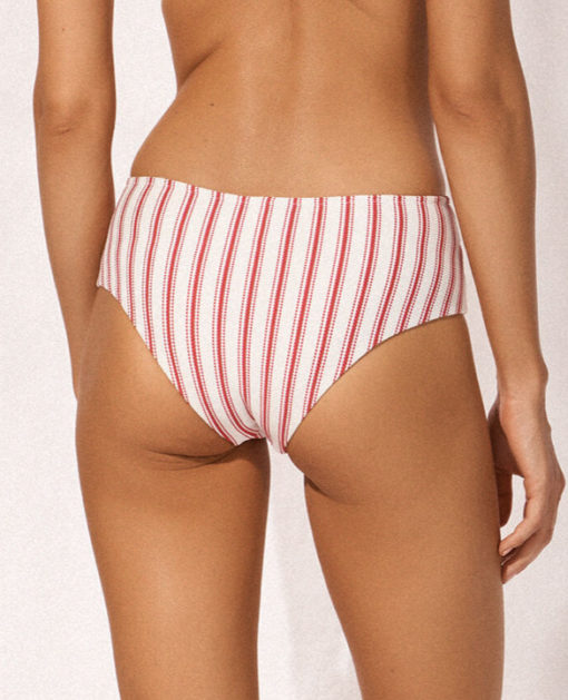 Watercult Seaside Splash bikinislip red stripes - Afbeelding 2