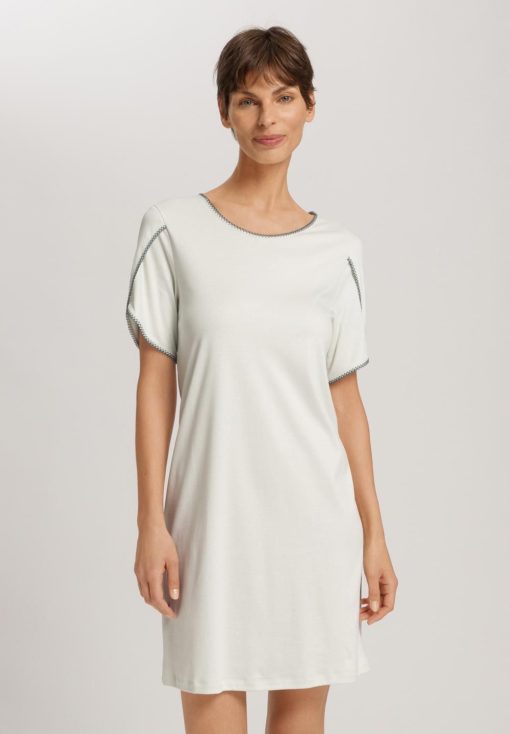 Hanro una nightdress Green Beryl - Afbeelding 3