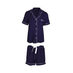 Pretty You London Bamboo short pyjama set midnight