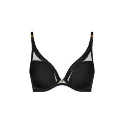 Aubade Sheer Emotion strapless bh Black