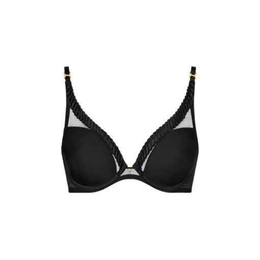 Aubade Sheer Emotion strapless bh Black