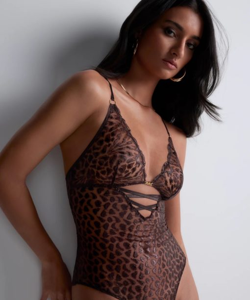 Aubade Crazy in Love body Satin Brown - Afbeelding 4