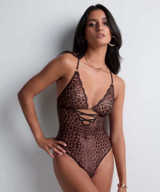 Aubade Crazy in Love body Satin Brown - Afbeelding 2