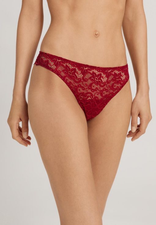 Hanro Moments string Red Dahlia - Afbeelding 2