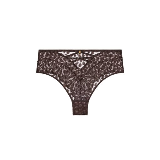 Aubade Crazy in Love high waist slip Satin Brown
