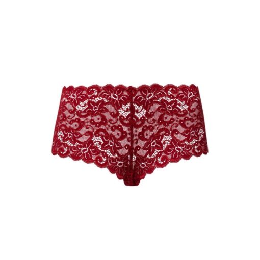 Hanro Moments Boyleg Red Dahlia