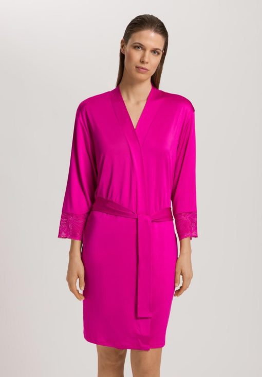 Hanro Moments Kimono Lilith Very Berry - Afbeelding 2