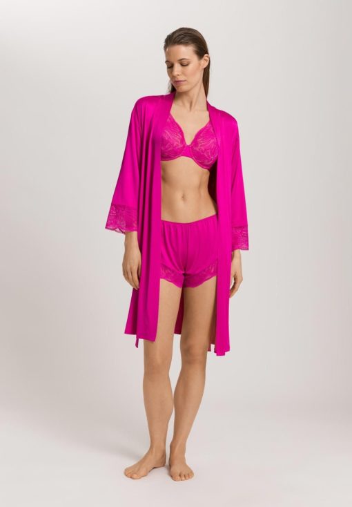 Hanro Moments Kimono Lilith Very Berry - Afbeelding 4