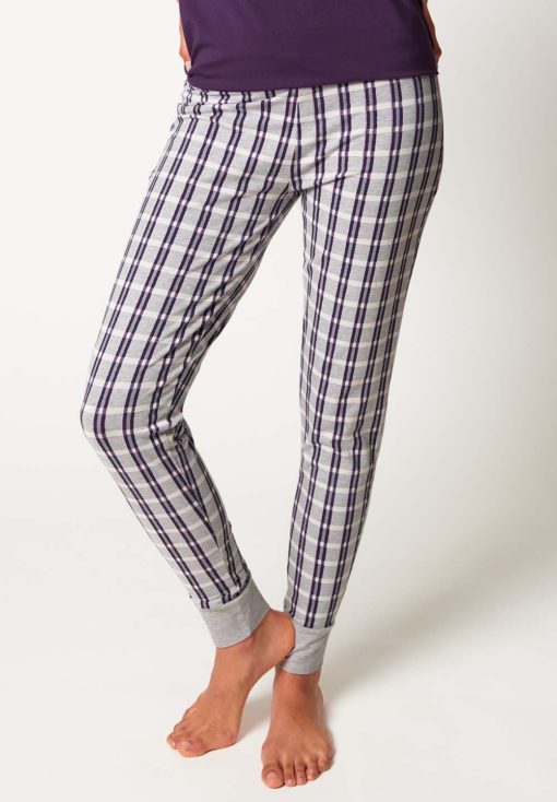 Skiny Bodywear Night In broek Gray Check - Afbeelding 2