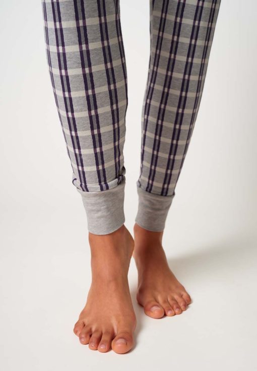 Skiny Bodywear Night In broek Gray Check - Afbeelding 4