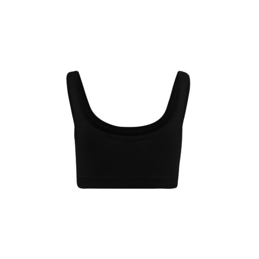 Hanro Touch Feeling padded crop top zwart & wit