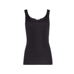 Hanro Cotton Seamless tank top zwart & wit
