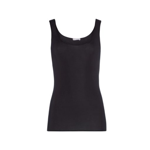 Hanro Cotton Seamless tank top zwart & wit