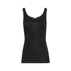 Hanro Cotton Seamless tank top zwart & wit