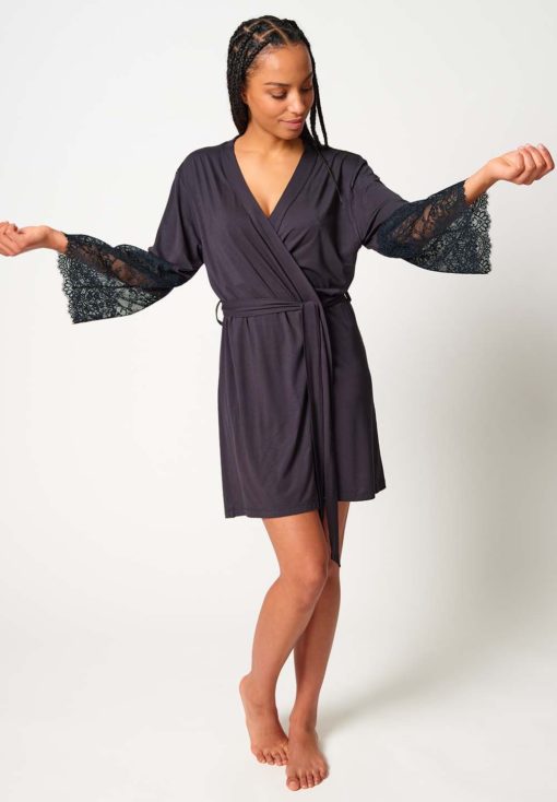 Skiny Bodywear Night in Skiny Kimono - Afbeelding 2
