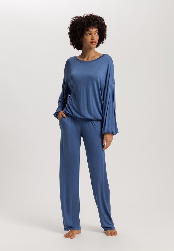 Hanro Natural Wear broek Slate Blue - Afbeelding 5
