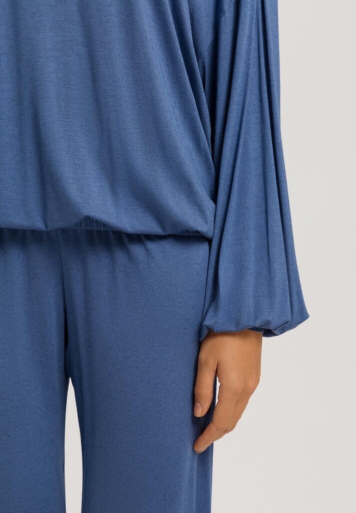 Hanro Natural Wear top Slate Blue - Afbeelding 4