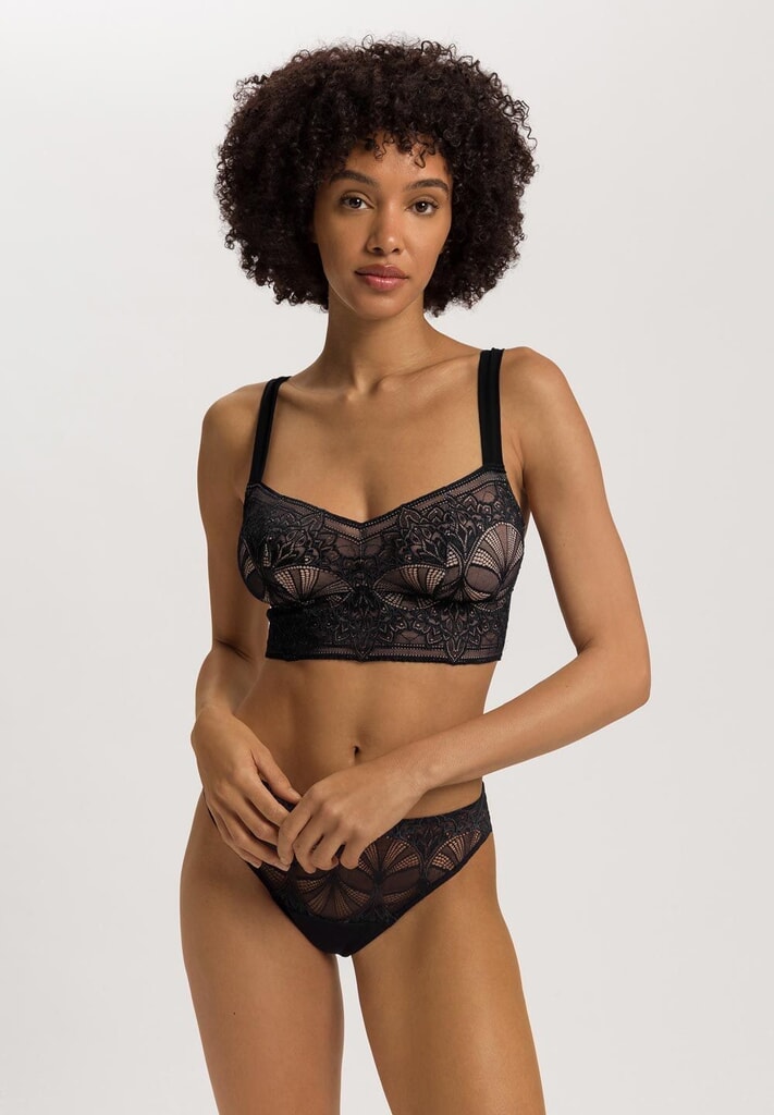 Hanro bralette Holly black - Afbeelding 2