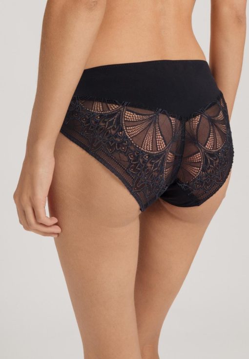 Hanro midi slip Holly black - Afbeelding 3