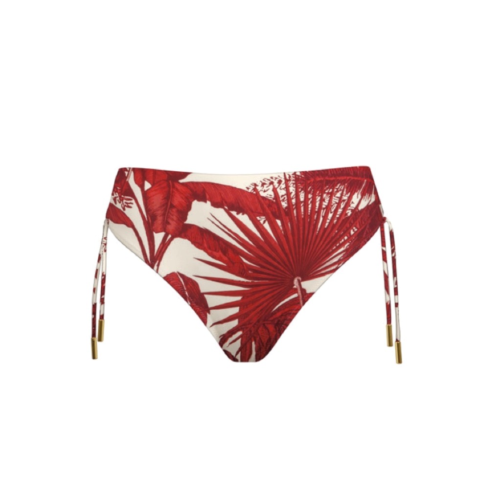 Maryan Mehlhorn Palmaria bikini slip créme rouge