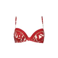 Maryan Mehlhorn Palmaria bikinitop créme rouge