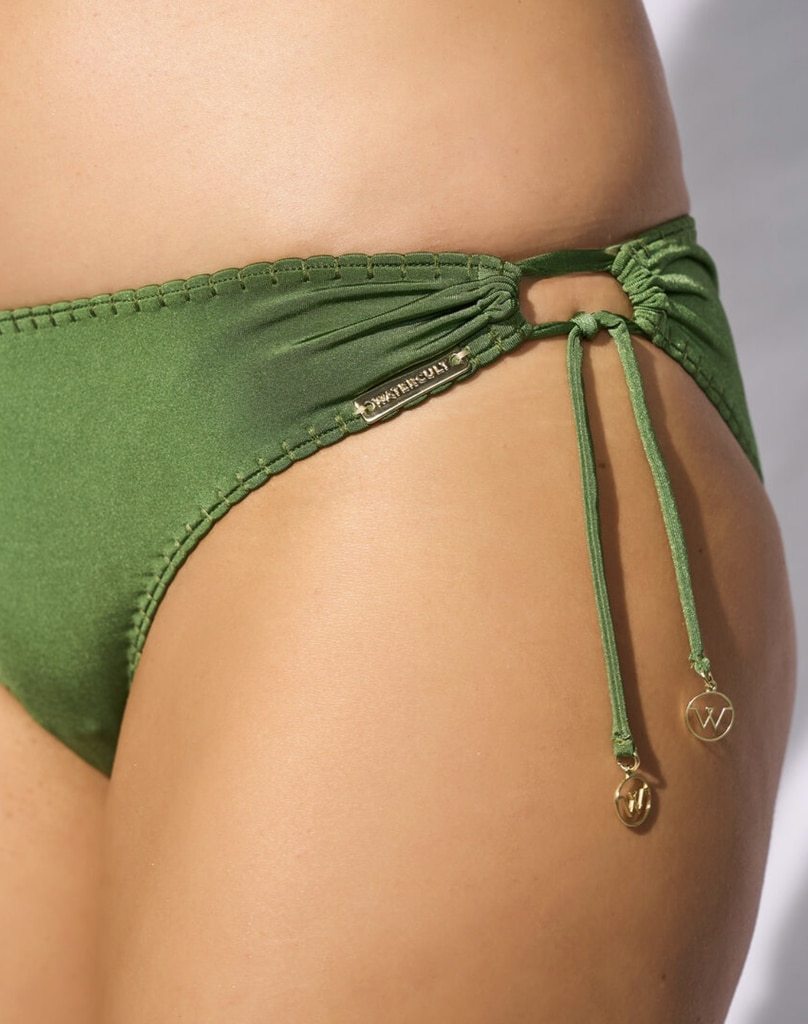 Watercult Crafted cross-over bikini slip Sea Kelp - Afbeelding 4