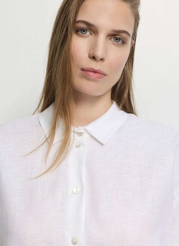 Hanro White Essentials blouse - Afbeelding 5