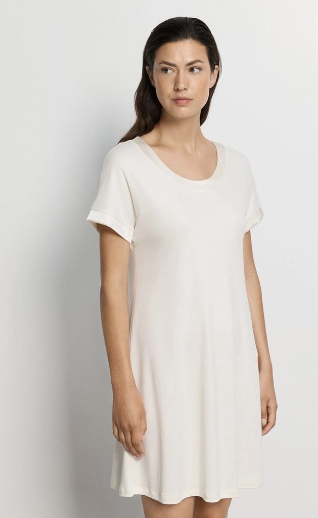 Hanro Anilla nightdress Misty White - Afbeelding 2
