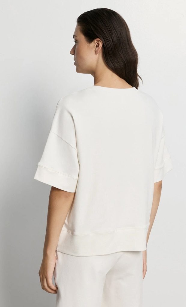 Hanro Natural Living Sweatshirt Misty White - Afbeelding 3