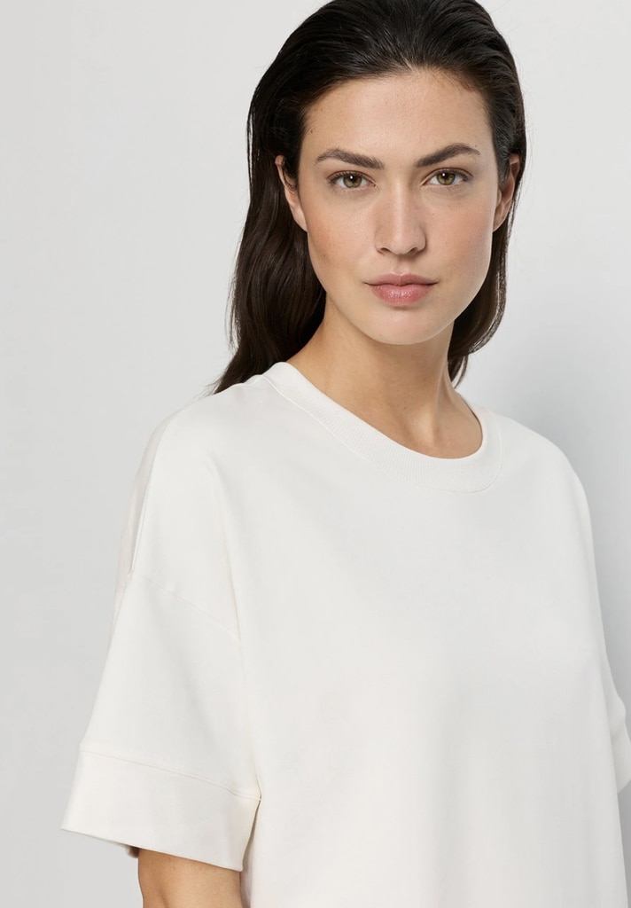 Hanro Natural Living Sweatshirt Misty White - Afbeelding 4