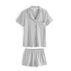 Pretty You London Bamboo pyjama set Grey