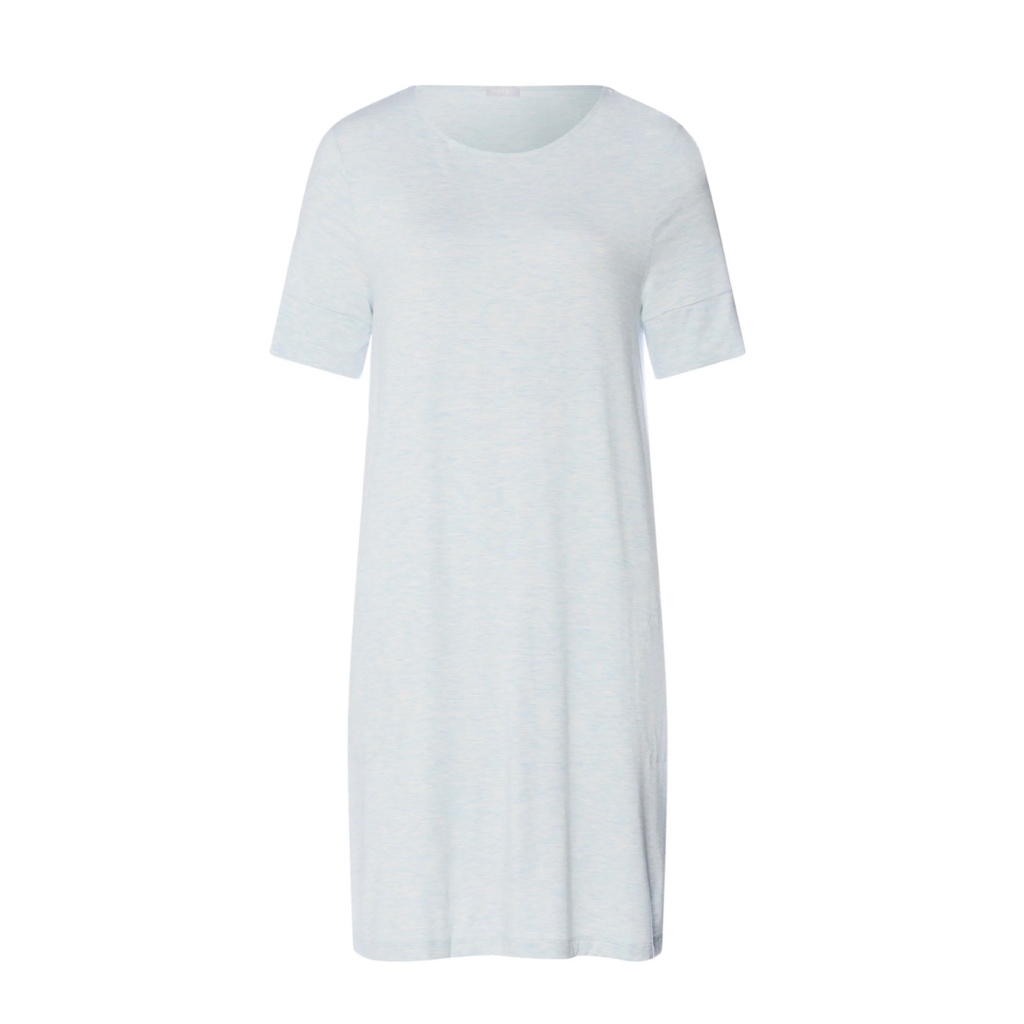 Hanro Natural Elegance nightdress blue melange