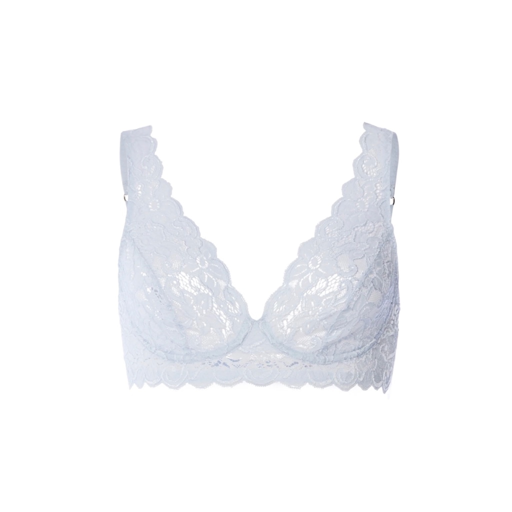 Hanro Moments soft cup bh Blue Dove