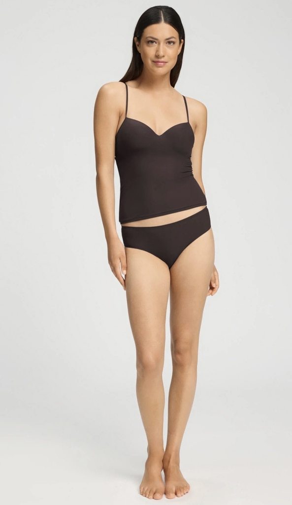 Hanro Allure padded BH-top Mocha Brown - Afbeelding 4